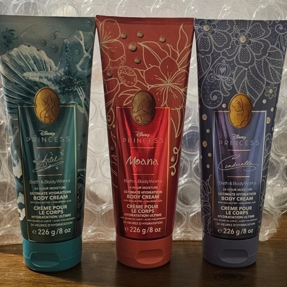 BBW Disney Princess Body Cream Trio
